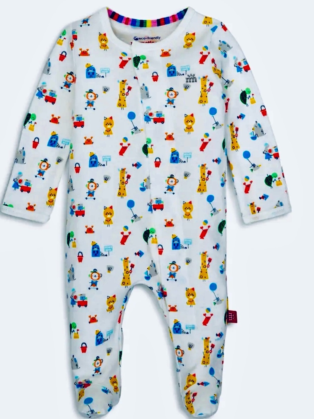 Magnetic Me White Footed One-Piece  seaside sand squad newborn NWT